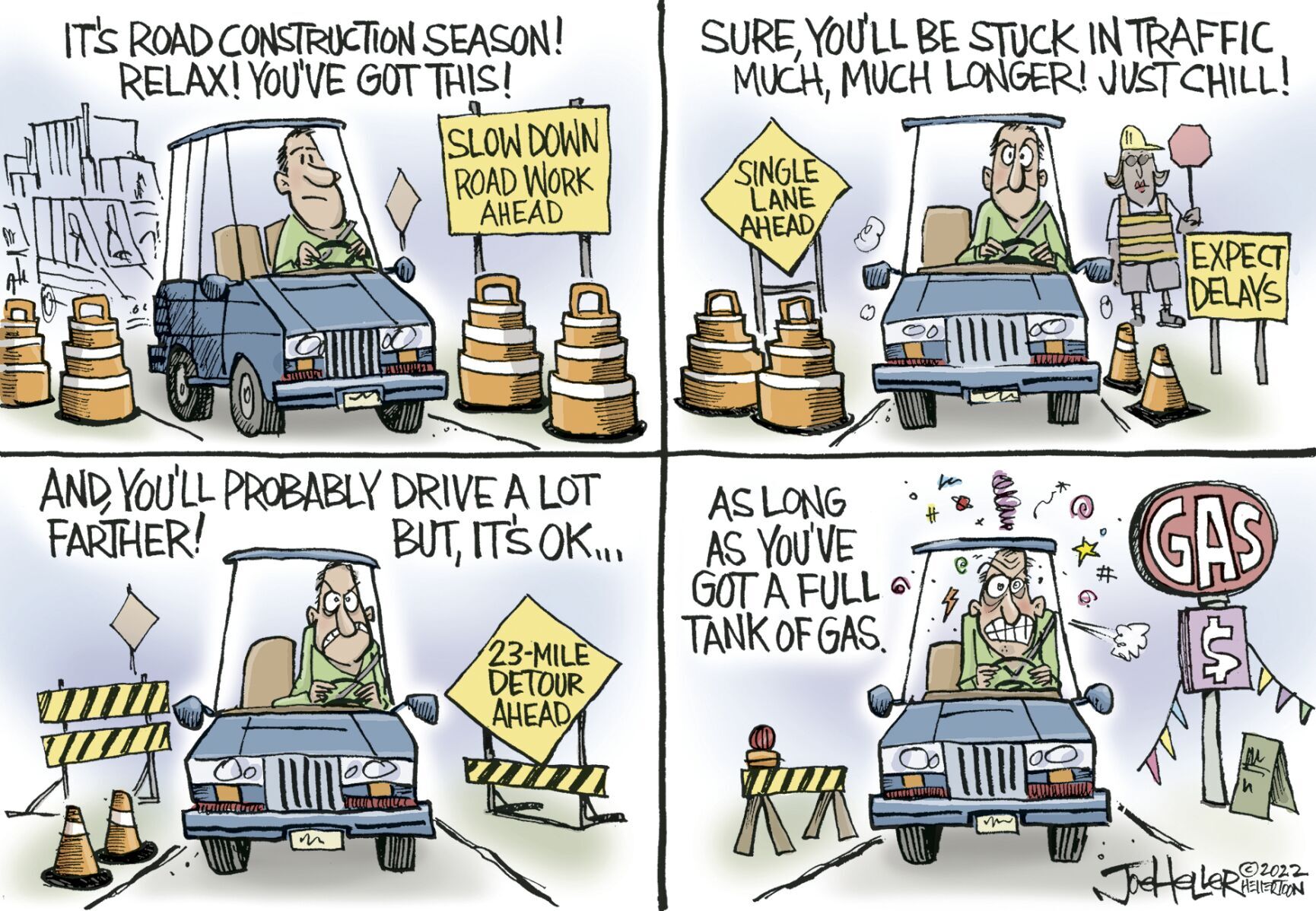 Road construction